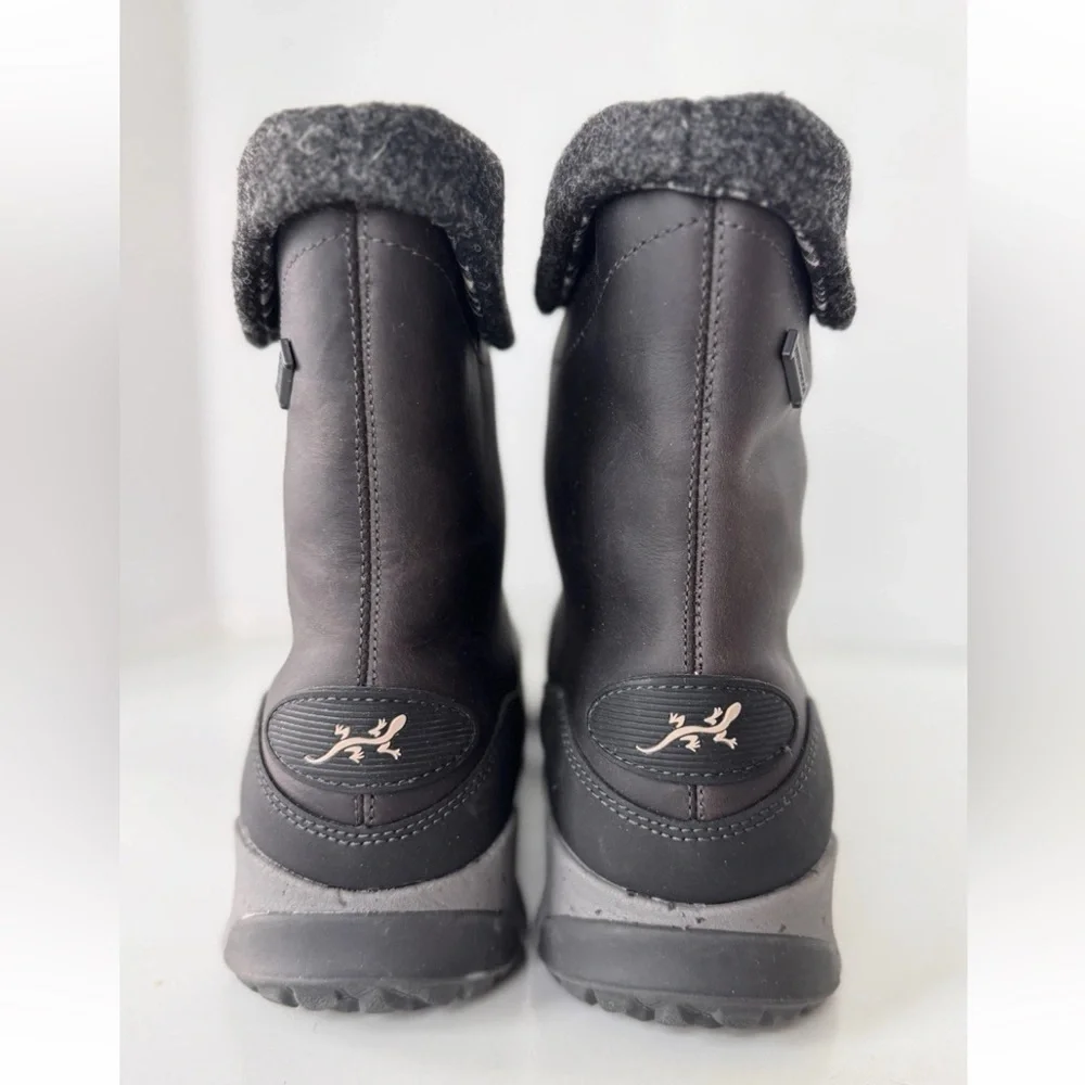 Chaco Borealis Waterproof Winter Boots Womens 8 Gray Insulated Pull On Hiking